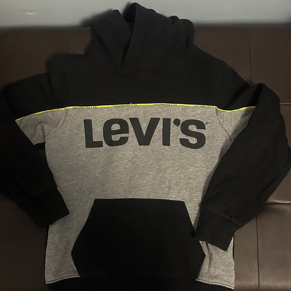 Levi's Kids Black and Gray Hoodie